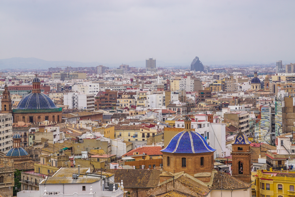 Valencia Miguelete panorama